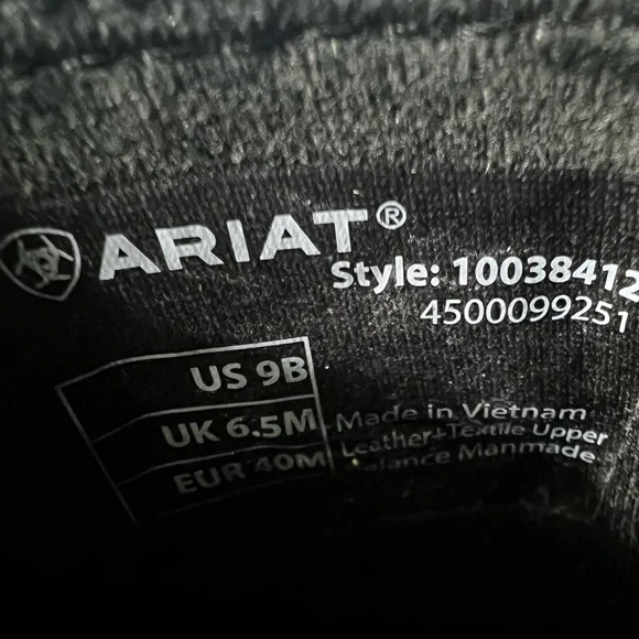 NEW no box. Ariat Black and Silver Loafers with Flat Sole - Picture 3 of 4